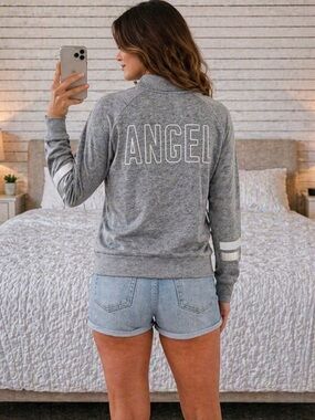 2/$30 Victoria’s Secret Angel Quarter Zip Hoodie Jacket Sweatshirt Y2K 2000s